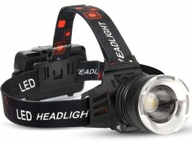 LED-Stirnlampe, wiederaufladbar, 90.000 Lumen, superhell, mit 5 Modi und IPX6-Stufe, wasserdicht, wiederaufladbar über u...