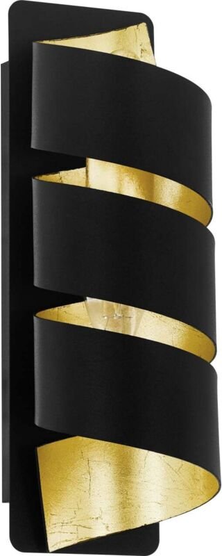 Wandleuchte Elizondo E14 schwarz / gold Wandleuchten - Eglo