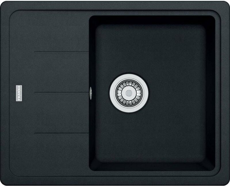Franke - Basis - Fragranit Spülbecken bfg 611-62, 62x50 cm, onyx 114.0285.105
