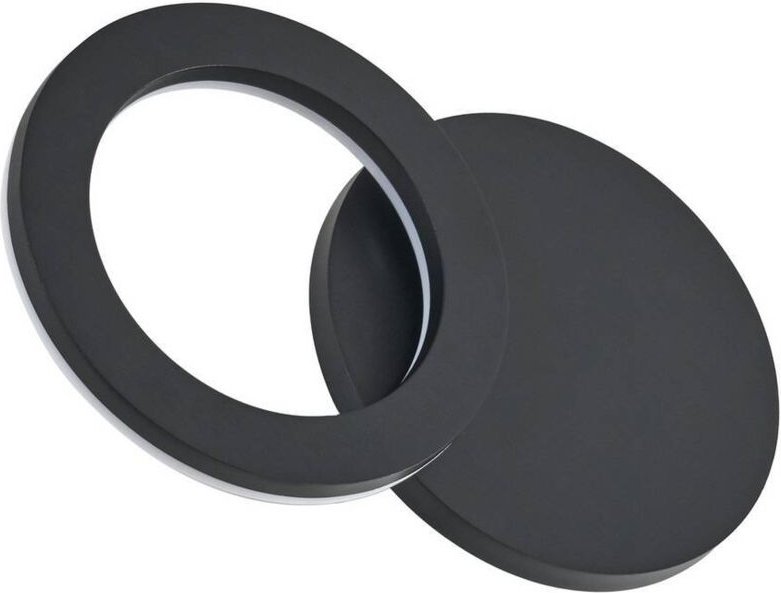 LED Wandleuchte außen "Ilveo" aus Aluminium für Wohnzimmer & Esszimmer von Lindby