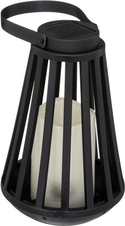 Solar-Laterne brit, Flammen-Effekt, h. 21,5 cm