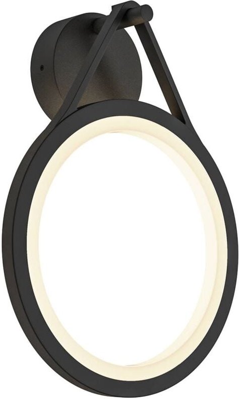 Lucande - led Wandleuchte außen 'Mirco' aus Aluminium von