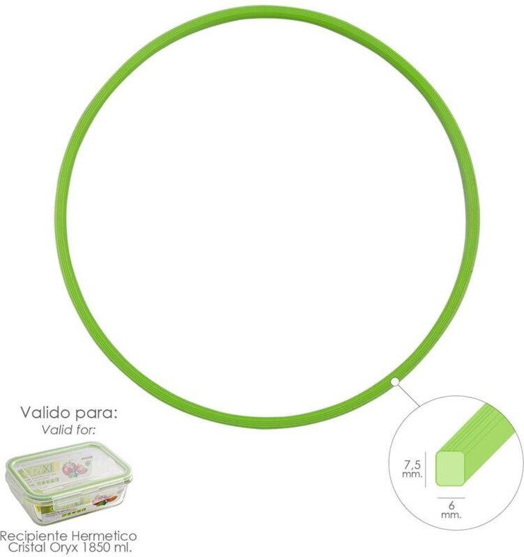 Oryx - Silikonring für rechteckigen hermetischen Glasbehälter 1850 ml.