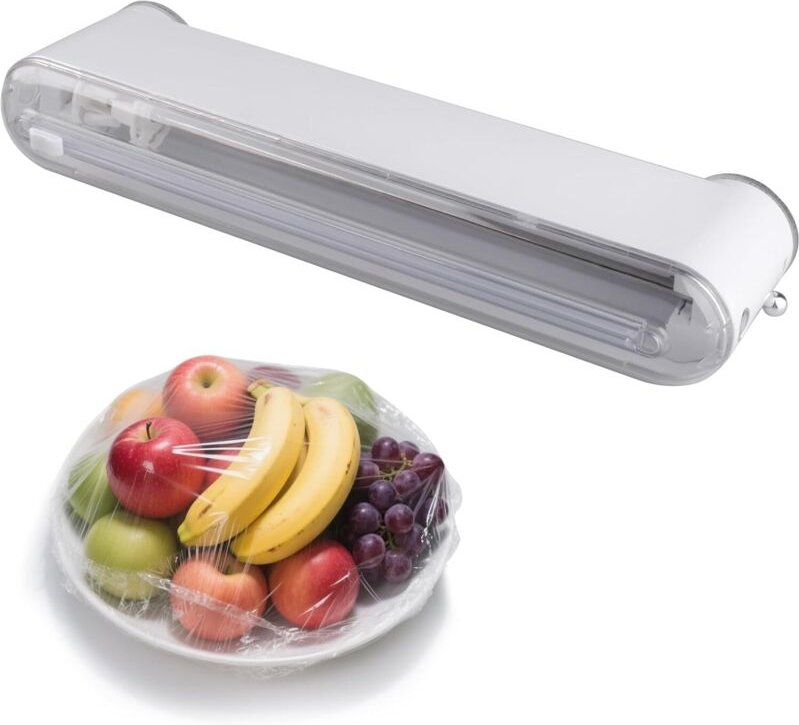 Magnetischer Spender für Frischhaltefolie, Aluminiumfolien- und Frischhaltefolienspender, 42 x 11,5 x 7 cm, Wandmontage,...