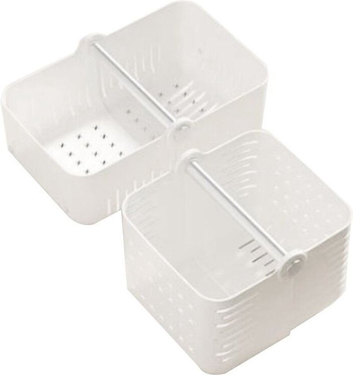 Badezimmer-Aufbewahrungsbox, Handtasche, tragbares Duschregal mit Griff, Kunststoff-Toilettenartikelkorb, Küche