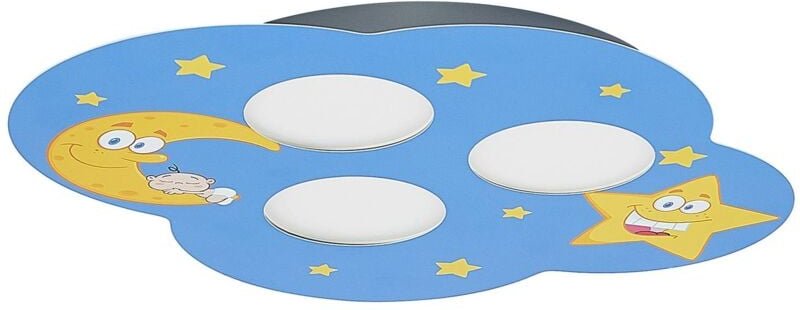 Thumbnail - Deckenlampe 'Thorke' aus Metall dimmbar für Kinderzimmer von Lindby