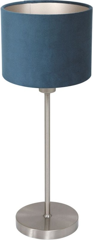 Thumbnail - Mexlite - tischlampe - Noor - blau stahl - metall textil -