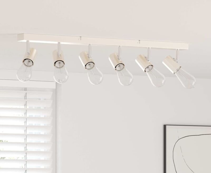 Deckenstrahler Edelstahl gebürstet 73 x 6.5 x 11.5 cm Stahl Vidaxl