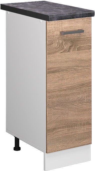 Vicco - Apothekerschrank R-Line, Sonoma, 30 cm , ap Anthrazit