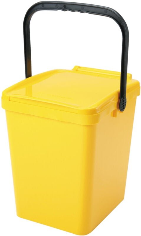 Mülleimer zum Trennen von Müll und Abfällen - gelb Urba 21L