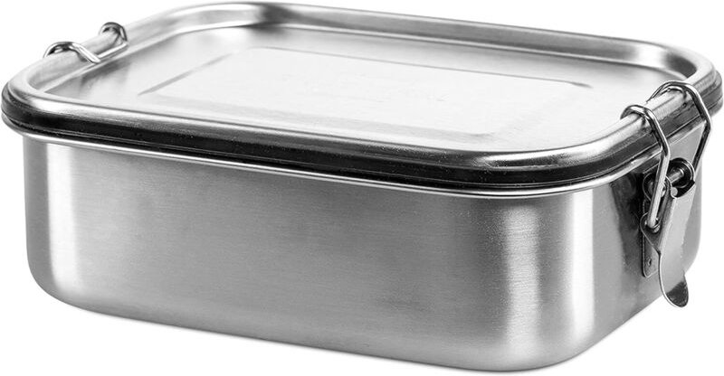 1200-ml-Edelstahl-Lunchbox mit herausnehmbarem Fach und Soßenbehälter mit Deckel – Lunchbox für Schule, Büro, Picknick