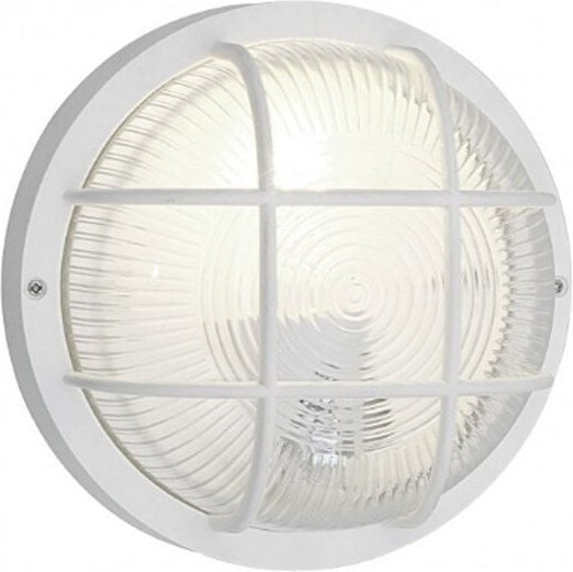 Trade Shop Traesio - Trade Shop - deckenleuchte rund weiss schildpatt grille glocke glas E27 fassung -