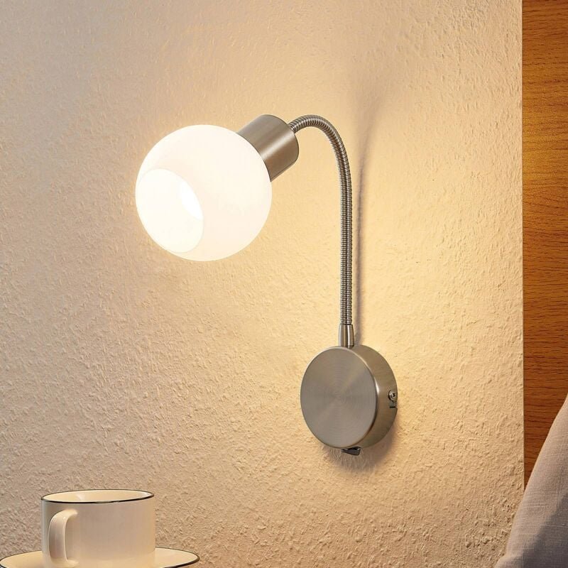 Thumbnail - Wandleuchte, Wandlampe Innen 'Lioma' aus Metall für Wohnzimmer & Esszimmer von Lindby
