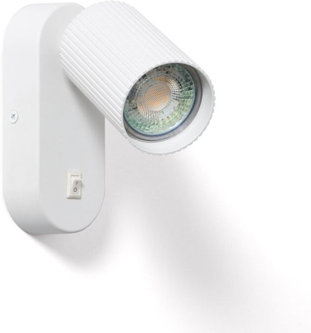 Wandleuchte Aluminium Aritz 1 Strahler Weiß