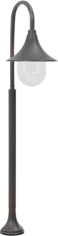 Garten-Pollerleuchte E27 120 cm Aluminium Bronzefarben Vidaxl
