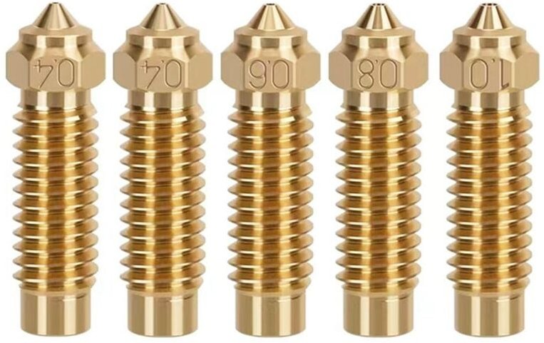 5Pcs für Volcano Düsen Neptune 4 Max/Plus Extruder Düse Drucker Kopf Hotend Zubehör