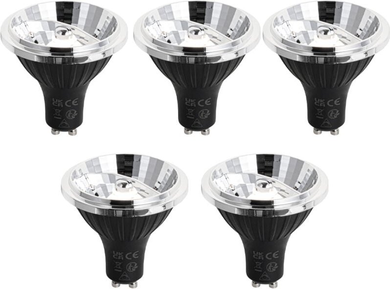 Luedd - 5er-Set GU10 Dimmbare LED-Glühbirne 70mm 6,5W 600LM 4000K