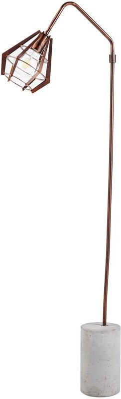 Teamson Home - Große Nachttisch-Lampe Kupfer Verarb. Modern Lighting VN-L00046-EU