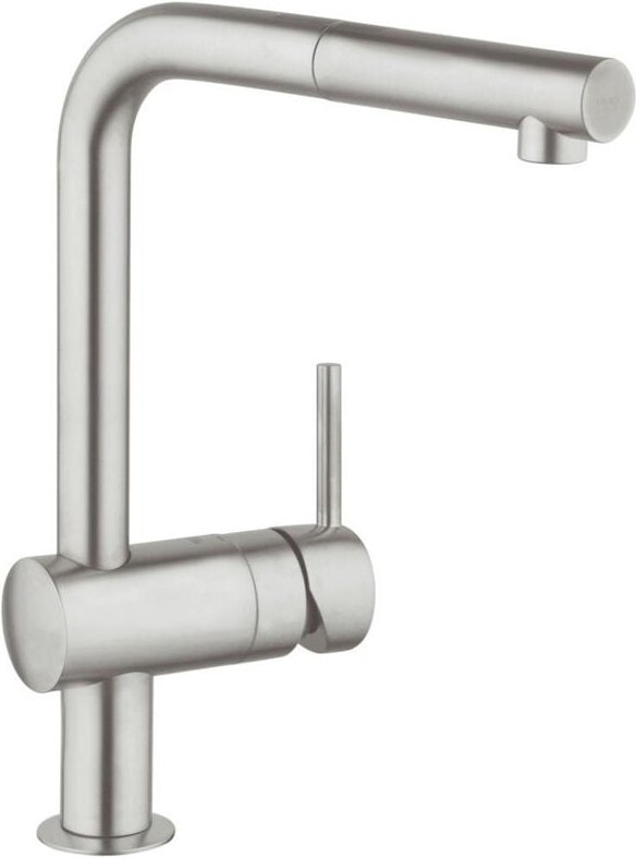 Grohe Minta Einhebel-Spültischmischer mit SuperSteel Brause (G-32168dc0)