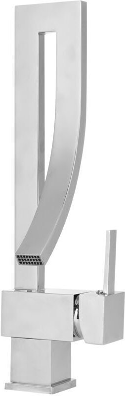 G1/2 Waschtischarmatur mit Wasserfallauslauf, Warm- und Kaltwassermischer, Bad- und Küchenaccessoires mit Bürste.