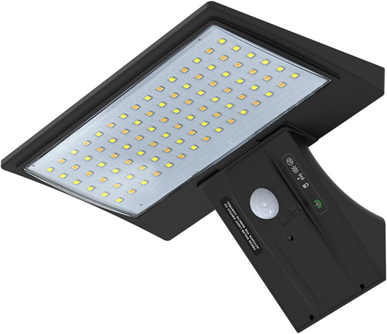 Solar-Sicherheitsleuchten, wasserdichte Solar-Flutlichter für den Außenbereich mit Bewegungsmelder, solarbetriebene LED-...