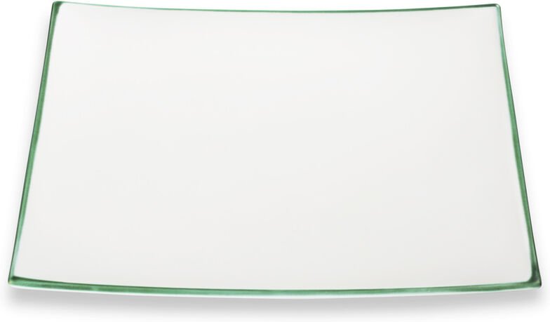 Gmundner Keramik - Grüner Rand, Platzteller Trend (31x31cm)