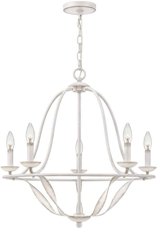 Quoizel - Elstead Bradbury Mehrarmiger Kronleuchter Antik Weiß