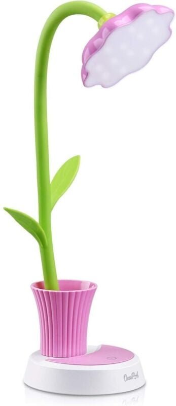 LED-Tischleuchte, 3-W-Nachttischlampe, Leselampe für Kinder, Helligkeit per Touch einstellbar, 1200-mAh-Akku (USB-auflad...