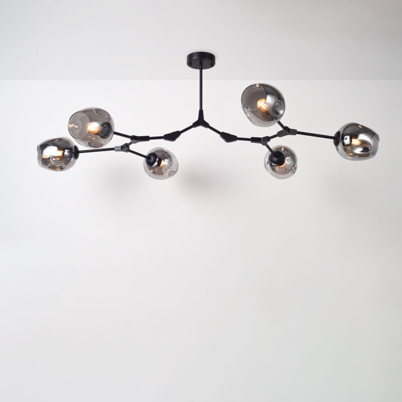 Schwenkbare Deckenleuchte "ORIÓN 6" - 6 x E27