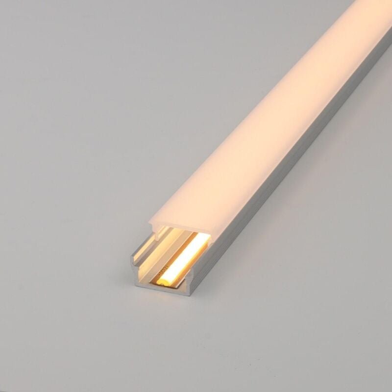 LED Alu Ein/Aufbauprofil FreeCut 21x12mm mit LED 12V 2700K 1,5 Meter