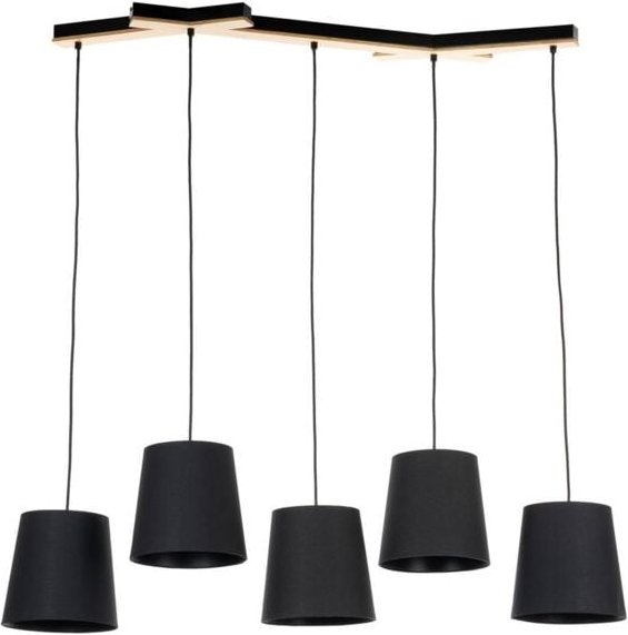 Pendelleuchte "Thamila" aus Holz für Wohnzimmer & Esszimmer von Lucande