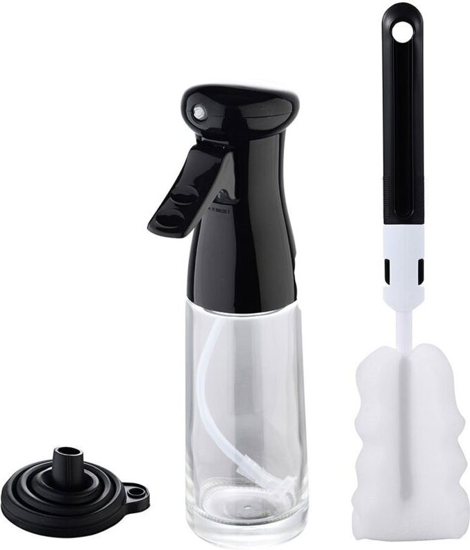  Masterpro - MasterPRO Foodies - Set de 3 Stück Flaschen/Sprüher de Öl/Essig/Zitrone de 200 ml + Trichter de Silikon - ...