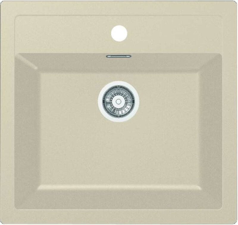 Franke - Sirius - Tectonite Spülbecken sid 610-40, 56x53 cm, Beige 143.0670.894