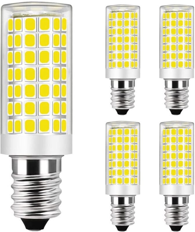 Memkey - E14 9 w LED-äquivalente Halogenlampe 75 w – Kaltweiß 6000 k – nicht dimmbar – ac 220–240 v (4 Stück)