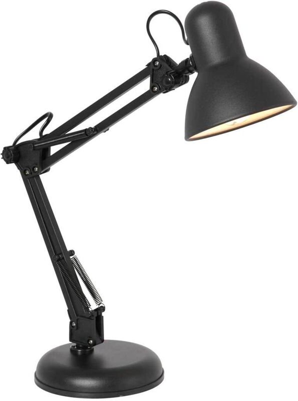 Tischlampe - Study - schwarz - metall - - Mexlite