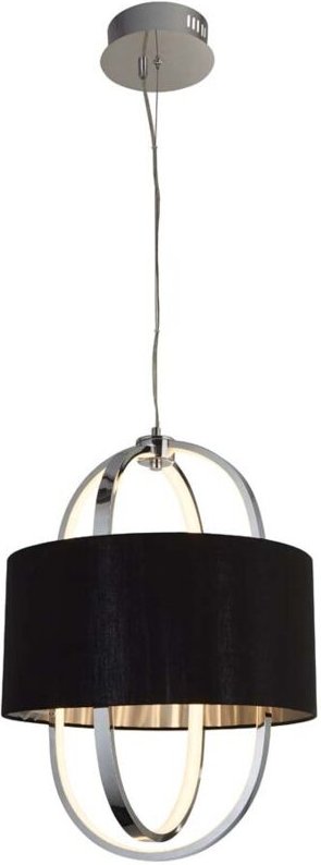 Madrid LED-Anhänger, schwarzer Schirm 3000K - Searchlight