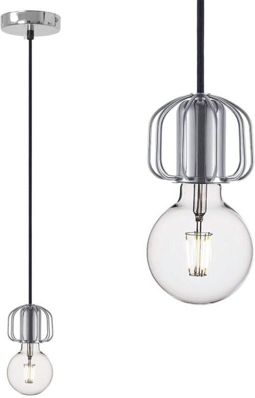 Toolight - deckenlampe loft chrome APP594-1CP