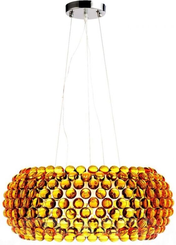 Deckenlampe - Kristallkugel-Hängeleuchte - 50cm - Savoni Gold