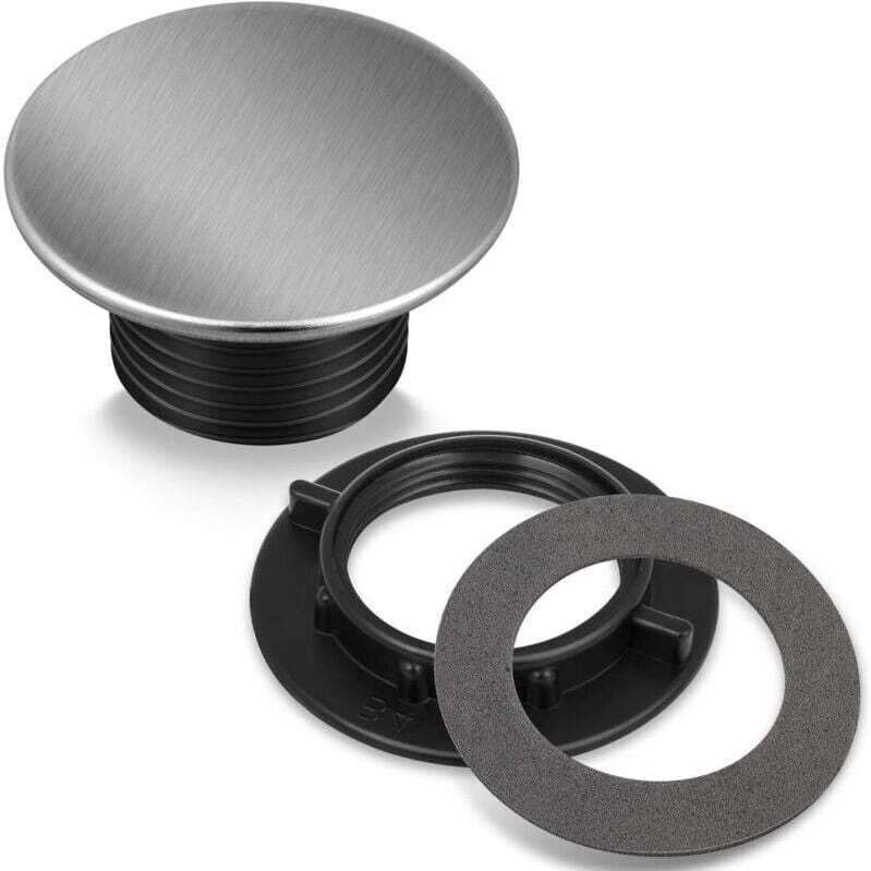 Cache-trou de robinet de cuisine en acier inoxydable, cache-trou de robinet d'évier de haute qualité, acier inoxydable b...