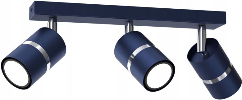 Deckenleuchte Plafon Strip Spot Marineblau Gu10 Led