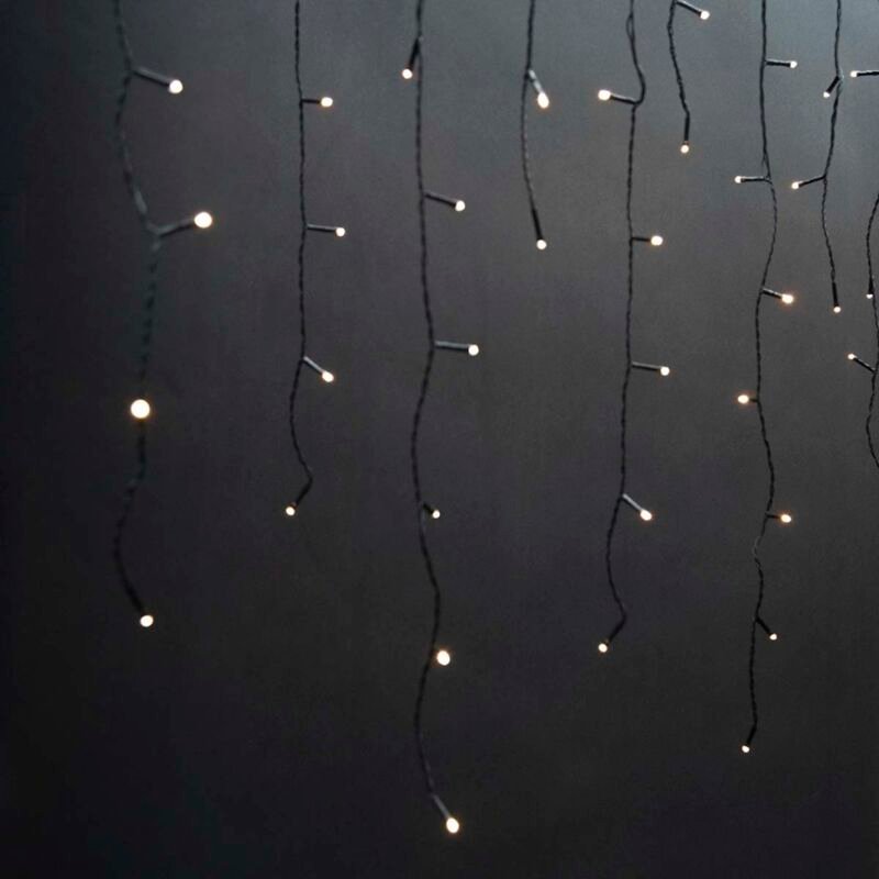 Dekorative eiszapfenleuchte 360 leds warmwei 900 m lichteffekte 7 netzadapter 61829865 61829865 61829865 61829865 618298...