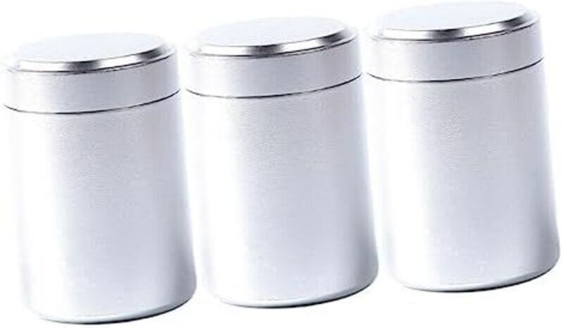 4,5 x 6,5 cm, 3-teiliges T-förmiges Tee-Set: Teedose für losen Tee, luftdichter Behälter, Bonboniere, Küchenutensilien, ...