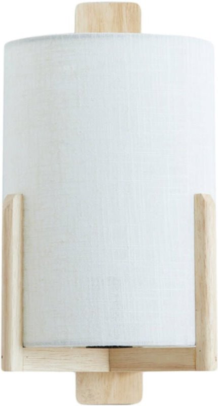 Wandleuchte - Litto - natürlich - holz - E27 - - Light&living