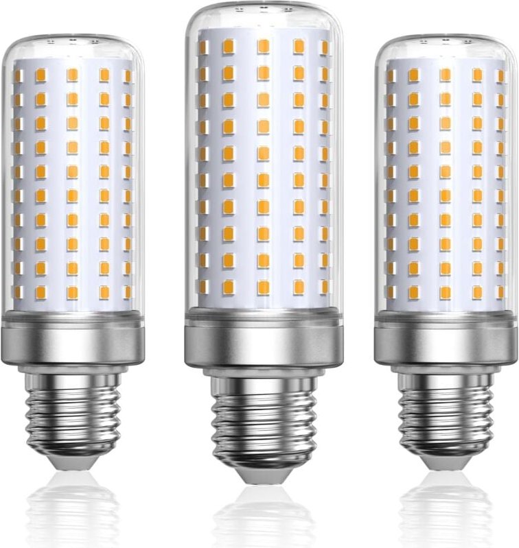 Ersandy - E27-LED-Glühbirne, warmweiß, 3000 k, 1800 lm, entspricht 200 w Halogenlampe, Maisbirnen, E27-LED-Lampe für Woh...