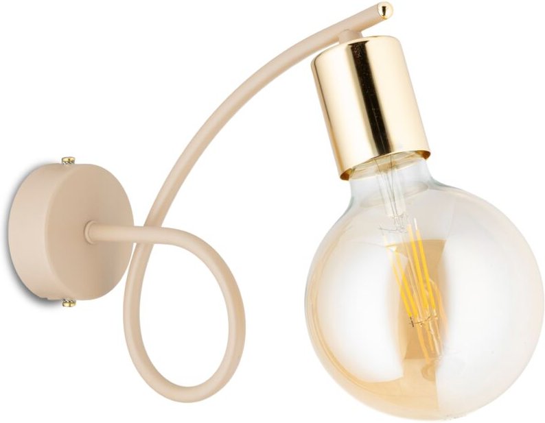 Kango Beige Wandleuchte 1xE27