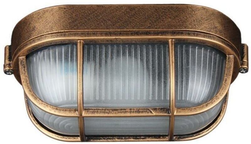 (3er-Pack) Wandleuchte für den Außenbereich, ovale Wandleuchte aus Aluminiumguss, nautische Marine-Wandleuchte, industri...