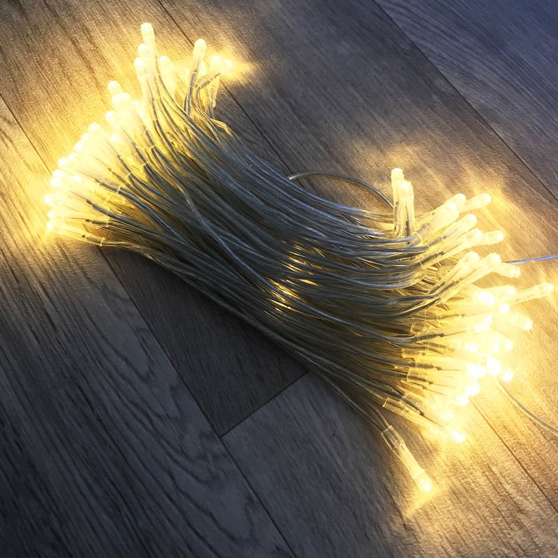 50'er LED Lichterkette transparent-DLK025W