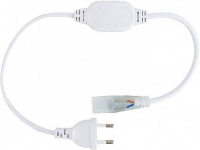 Trade Shop Traesio - Trade Shop - 12MM led-streifen-stecker 220V led-streifen-zündsteckdose S-220V-12 -