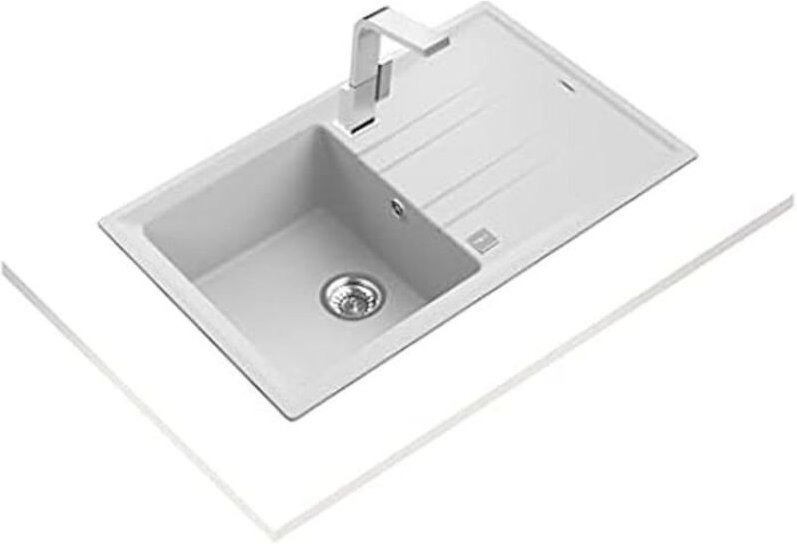 Spülbecken - TEKA - STONE 50 B-TG - Tégranite - 1 Becken - Automatischer Ablauf