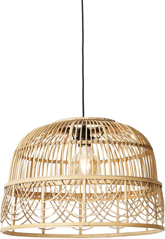 Smarte Hängelampe Rattan 49 cm inkl. WiFi G95 - Michelle